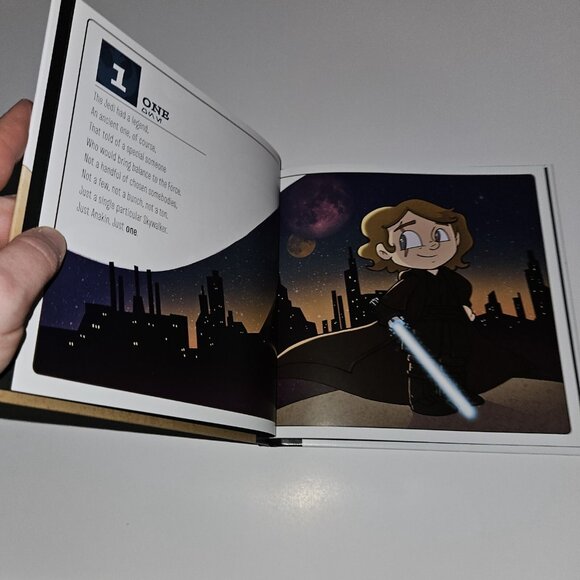 2 Star Wars Hardcover Book Lot Disney OBI-123 ABC-3PO Letters Alphabet Numbers - Picture 12 of 13